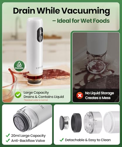 55% Off UPRUBE Handheld Vacuum Sealer with 30 Bags - Image 4