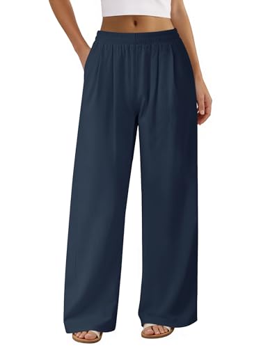 Save 31% on JEKAOYI Women's Flowy Linen Palazzo Pants - Image 2
