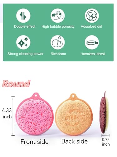 50% Off AIQIBAO 6-Piece Double-Sided Kitchen Sponges - Image 5
