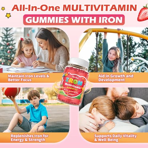 50% Off Kids Iron Gummies with Multivitamins & Calcium - Image 5