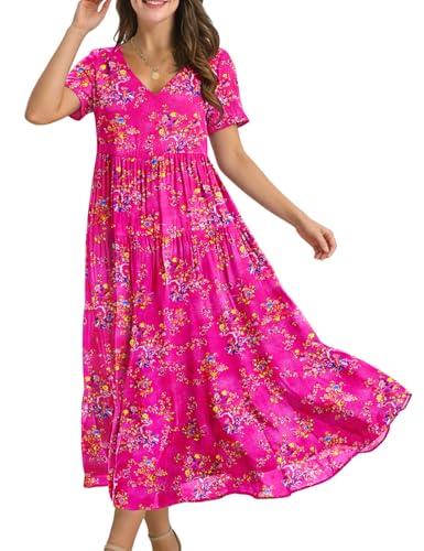 50% Off YESNO Women's Floral Maxi Dress with Pockets - Image 1