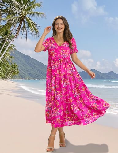 50% Off YESNO Women's Floral Maxi Dress with Pockets - Image 2