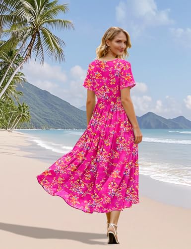 50% Off YESNO Women's Floral Maxi Dress with Pockets - Image 4