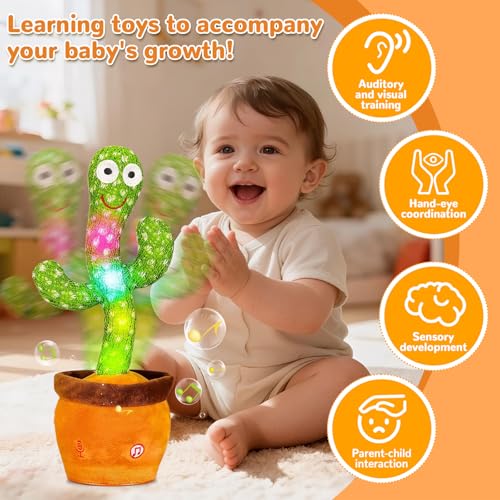 55% Off MILEGI Dancing Talking Cactus Toy for Toddlers - Image 6