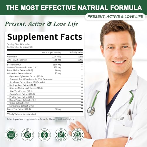 70% Off GREENPEOPLE Berberine 1500mg Supplement with Code - Image 4