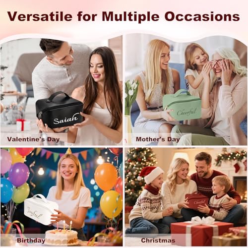 50% Off Personalized Makeup Bag with Custom Name - Image 6