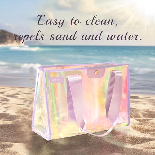 50% Off GolfFox Iridescent Beach Bag Set with Waterproof Pouch - Image 5