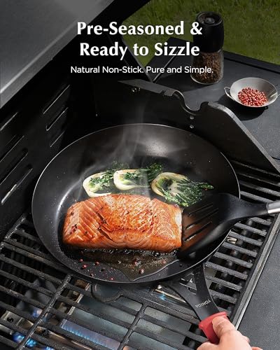 Save 30% on Yonida 12-Inch Pre-Seasoned Carbon Steel Pan - Image 3