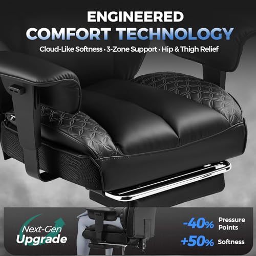 40% Off GTPLAYER Big & Tall Gaming Chair with Footrest - Image 4