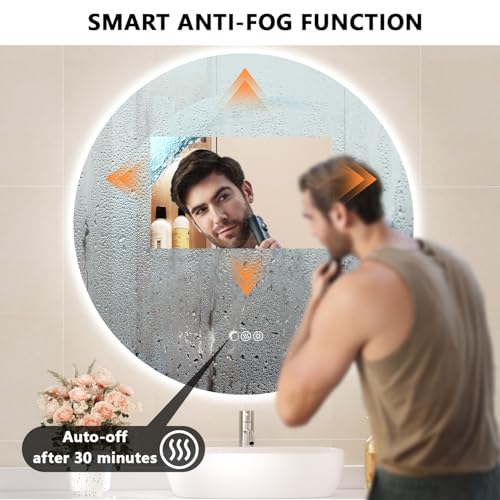 50% Off Callsky 30" Smart LED Mirror with Anti-Fog - Image 3