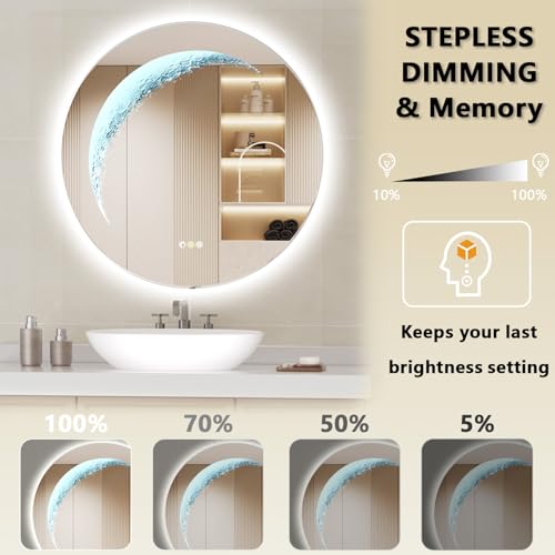 50% Off Callsky 30" Smart LED Mirror with Anti-Fog - Image 5
