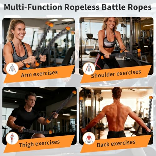 50% Off AESTLL Ropeless Battle Ropes - 2 Pack - Image 4