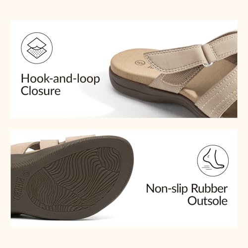 52% Off Rihero Women's Orthopedic Slide Sandals with Arch Support - Image 4