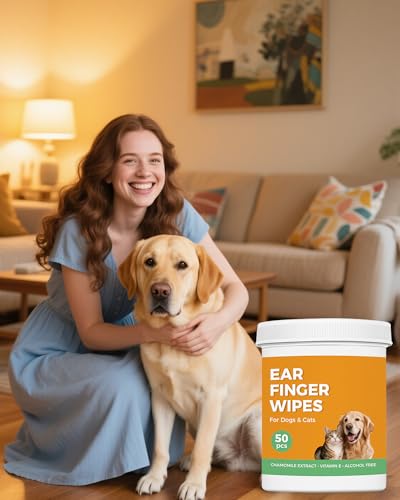 50% Off Pet Ear Cleaner Finger Wipes for Dogs & Cats - Image 7