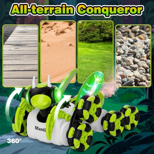 50% Off Terucle Bionic Mantis RC Drift Car with LED Lights - Image 3