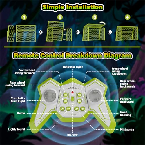 50% Off Terucle Bionic Mantis RC Drift Car with LED Lights - Image 6