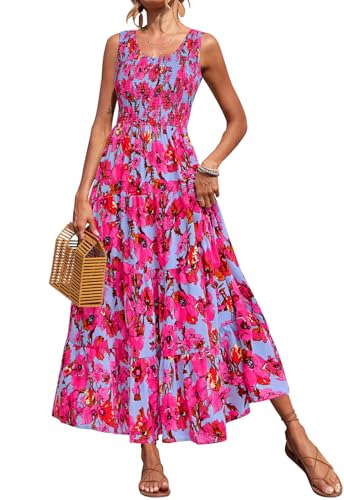 50% Off PRETTYGARDEN Floral Maxi Dress with Code 3EQELXZQ