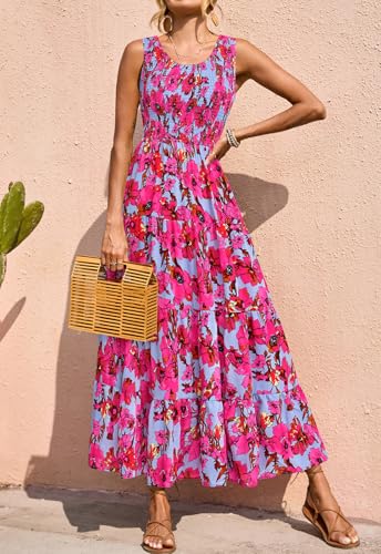 50% Off PRETTYGARDEN Floral Maxi Dress with Code 3EQELXZQ - Image 2