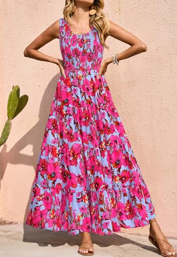 50% Off PRETTYGARDEN Floral Maxi Dress with Code 3EQELXZQ - Image 3