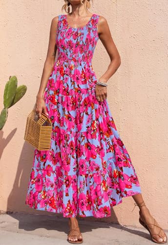 50% Off PRETTYGARDEN Floral Maxi Dress with Code 3EQELXZQ - Image 4