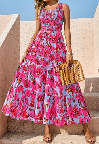 50% Off PRETTYGARDEN Floral Maxi Dress with Code 3EQELXZQ - Image 5