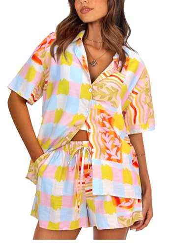 60% Off PRETTYGARDEN Women's Printed Summer 2-Piece Set - Image 1
