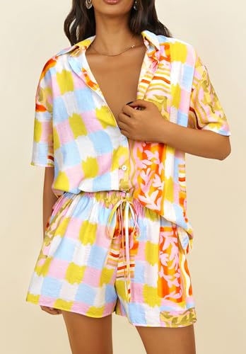 60% Off PRETTYGARDEN Women's Printed Summer 2-Piece Set - Image 4