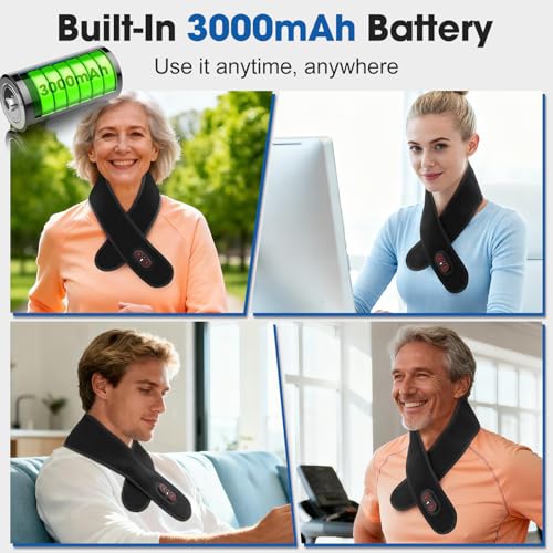 40% Off Cordless Neck Heating Pad with Red Light Therapy - Image 4