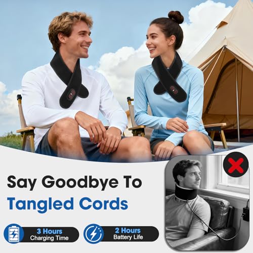 40% Off Cordless Neck Heating Pad with Red Light Therapy - Image 5