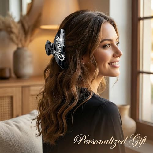 50% Off Personalized Rhinestone Banana Hair Clips for Women - Image 6