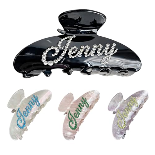 50% Off Personalized Rhinestone Banana Hair Clips for Women - Image 7