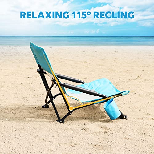 50% Off TOBTOS Low Beach Chair 2-Pack for Camping & Beach - Image 7