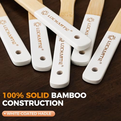 50% Off Bamboo Wooden Utensil Set for Nonstick Cookware - Image 4