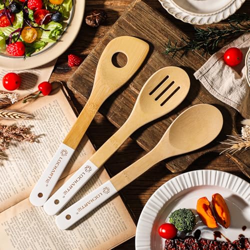50% Off Bamboo Wooden Utensil Set for Nonstick Cookware - Image 7