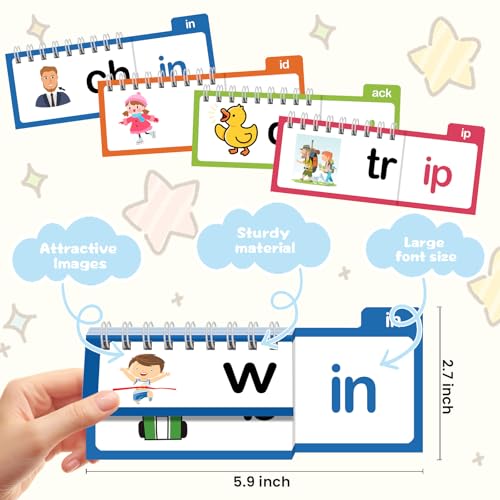 50% Off Dinosaur Phonics Flip Book for Kids Ages 3-8 - Image 6