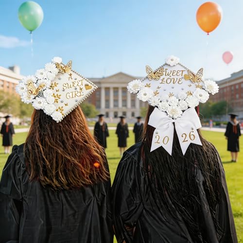 50% Off Graduation Cap Topper Kit 2026 with Glitter Cardstock - Image 3