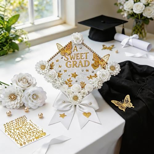 50% Off Graduation Cap Topper Kit 2026 with Glitter Cardstock - Image 4