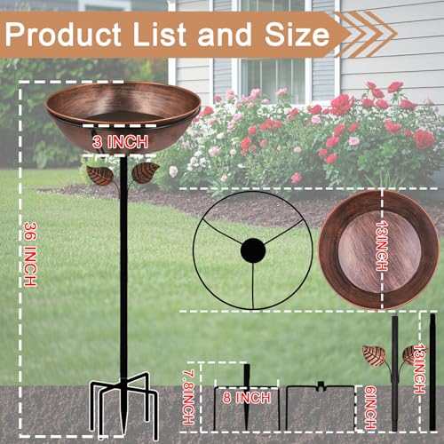 50% Off Metal Bird Bath with Code 5ZNN8EA3 - $35.99 - Image 5