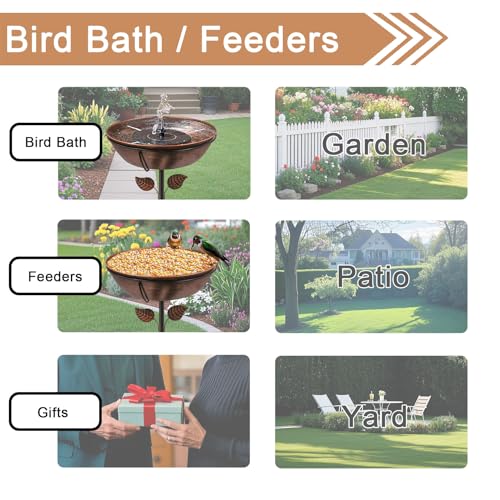 50% Off Metal Bird Bath with Code 5ZNN8EA3 - $35.99 - Image 6