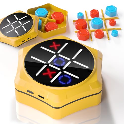 50% Off VORQXIN Handheld Tic Tac Toe Game - 5-in-1 Brain Teaser - Image 1