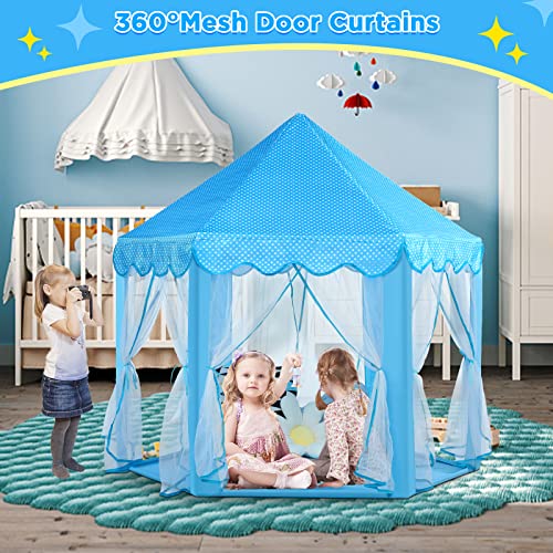 Princess Castle Playhouse for Girls with Star Lights - Image 6