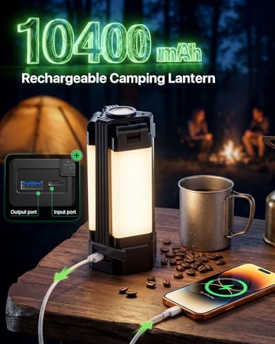 50% Off Rechargeable Camping Lantern with Power Bank - Image 4