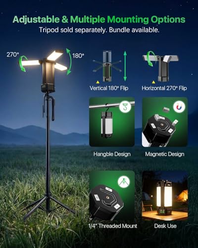 50% Off Rechargeable Camping Lantern with Power Bank - Image 5