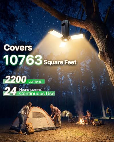 50% Off Rechargeable Camping Lantern with Power Bank - Image 6