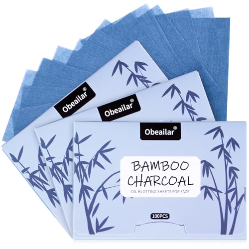 50% Off 1000-Count Bamboo Charcoal Oil Blotting Sheets - Image 1