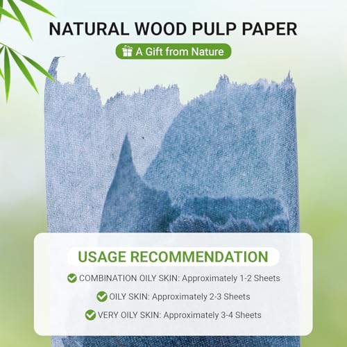 50% Off 1000-Count Bamboo Charcoal Oil Blotting Sheets - Image 5