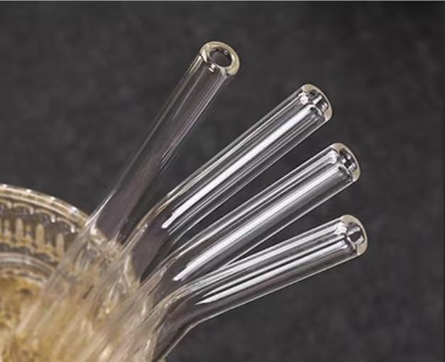 50% Off Reusable Glass Straws Set with Cleaner Brushes - Image 2