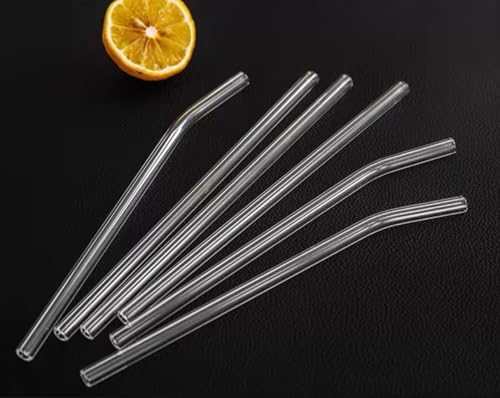 50% Off Reusable Glass Straws Set with Cleaner Brushes - Image 3