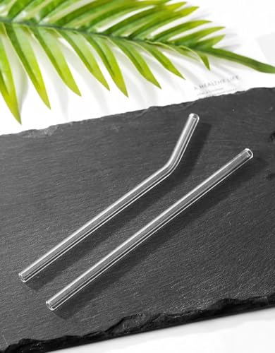 50% Off Reusable Glass Straws Set with Cleaner Brushes - Image 5