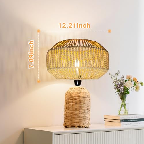 50% Off Boho Rattan Lamp Shade with Code QF6RBZIM - Image 5